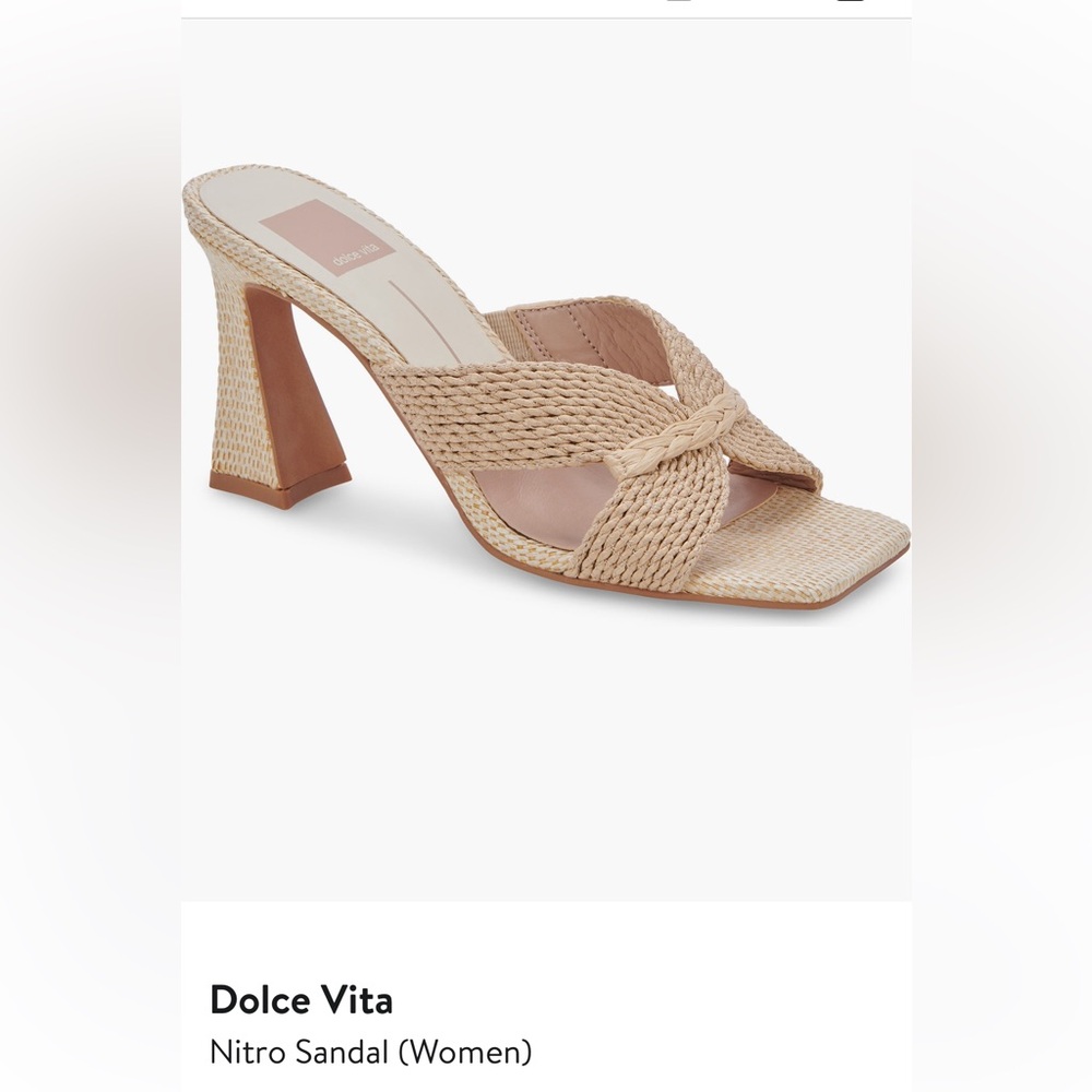 Dolce Vita Women's Woven Sandal - Cream